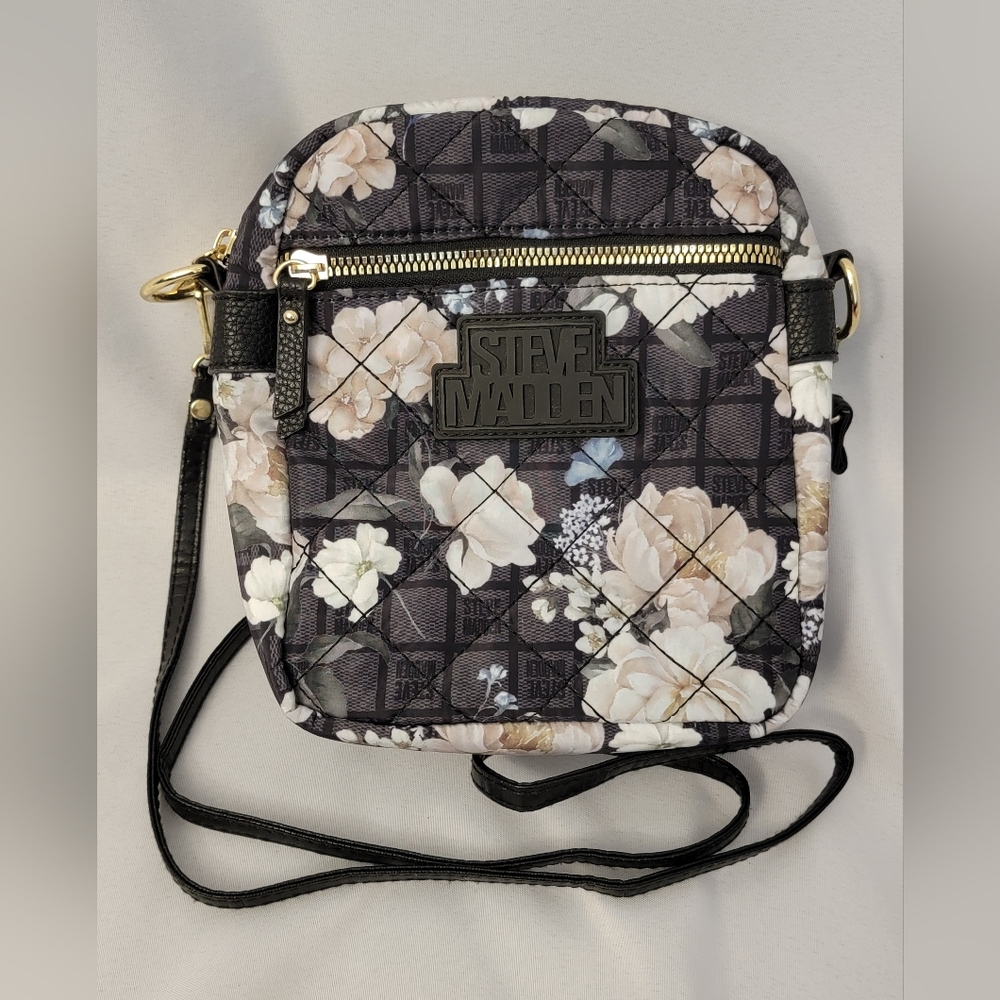 Steve Madden Floral Quilted Crossbody Bag